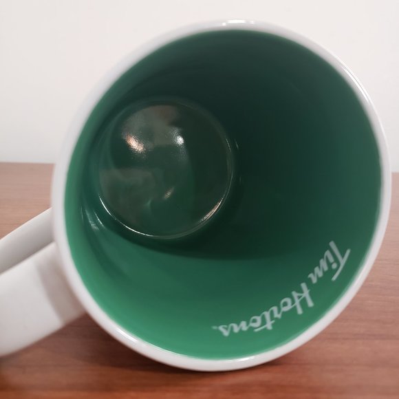 Tim Hortons Mug Coffee Tea Mountain Design River Boat Alpine Design Collectable - Picture 5 of 6